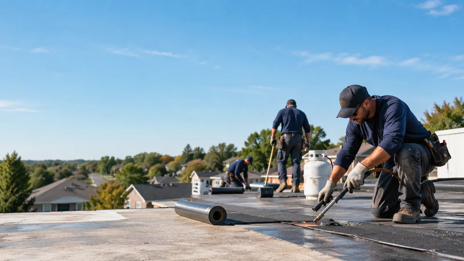 Flat Roof Leak Repair providers in De Graff, OH